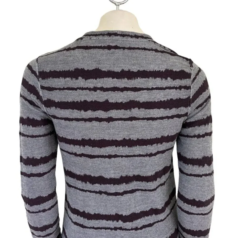NEW A.L.C. Conlo Frequency Stripe Crewneck Sweatshirt SZ 2